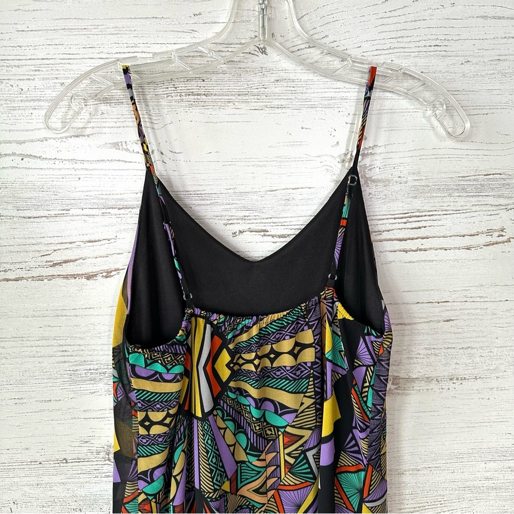TOBI VINTAGE 90s Geometric Abstract Slip Dress S Made in USA - Picture 7 of 12